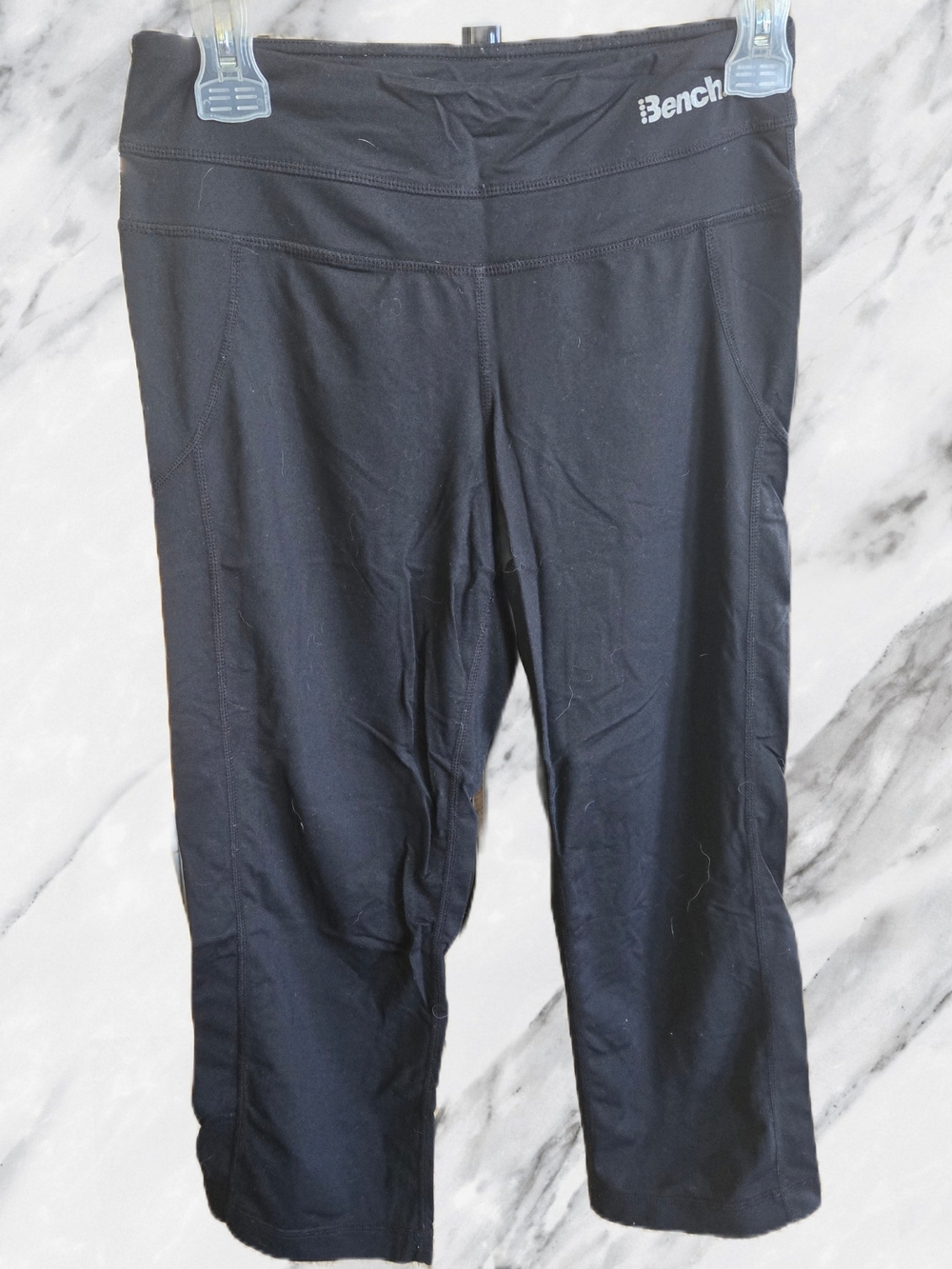 Bench Black Women's Capris with Wide Waistband